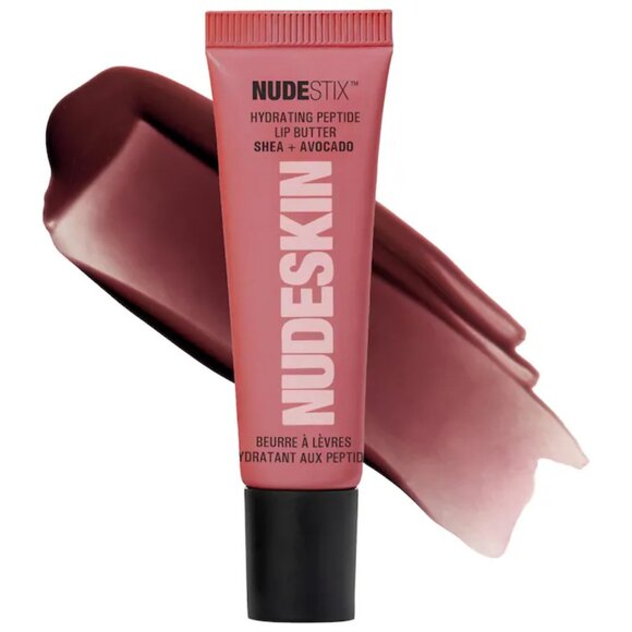 NEW Nudestix Hydrating Peptide Lip Butter | Sugar Plum - Picture 1 of 4